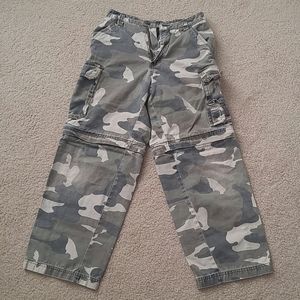 3/$20 Direct Hit Boys Zip Off Cargo Pants